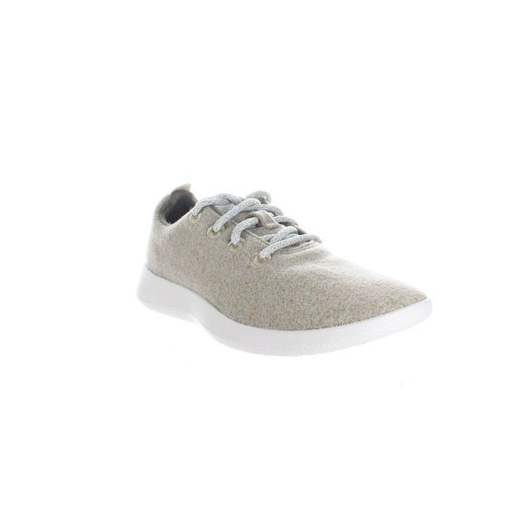 Allbirds Womens Wool Runner Pebble (White Sole) Running Shoes Size 8 Medium (B, - Picture 2 of 4